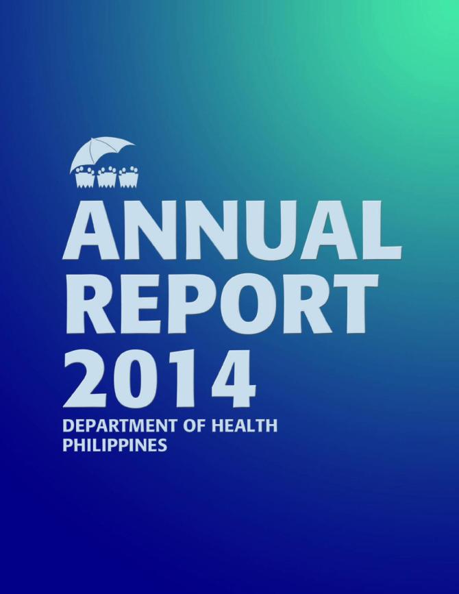 Department of Health, Philippines: Annual Report 2014