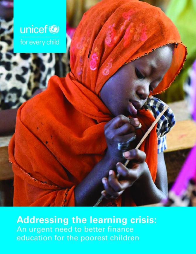 Addressing the Learning Crisis. UNICEF. (2020)