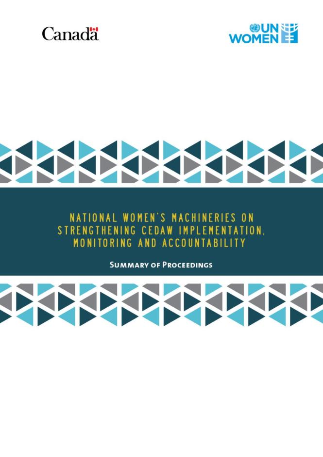 National Women’s Machineries on Strengthening CEDAW Implementation, Monitoring and Accountability