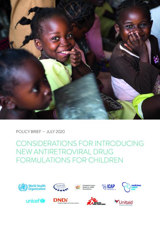 Considerations for Introducing New Antiretroviral Drug Formulations for Children