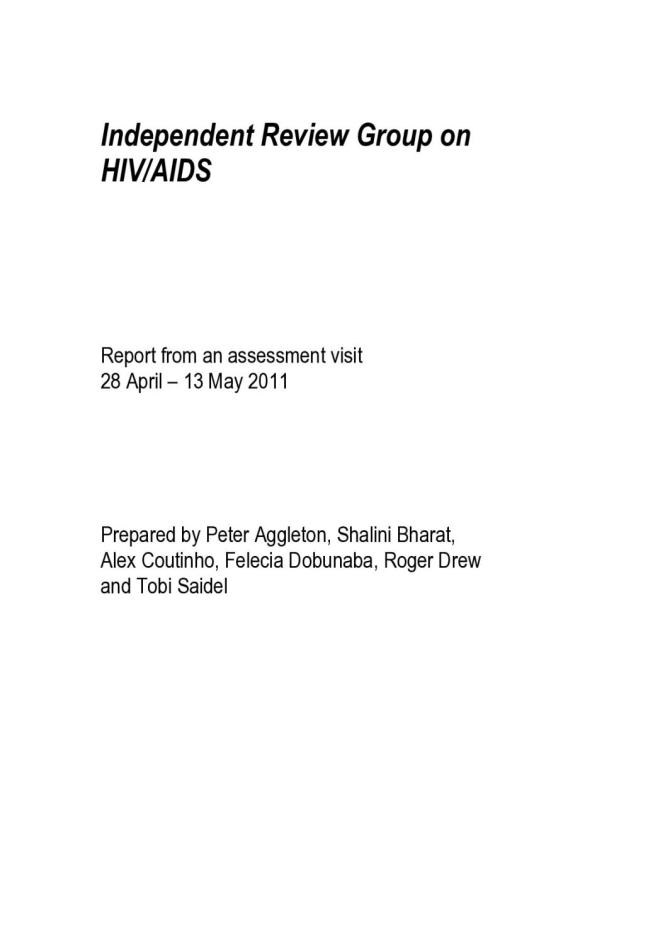 Independent Review Group on HIV/AIDS