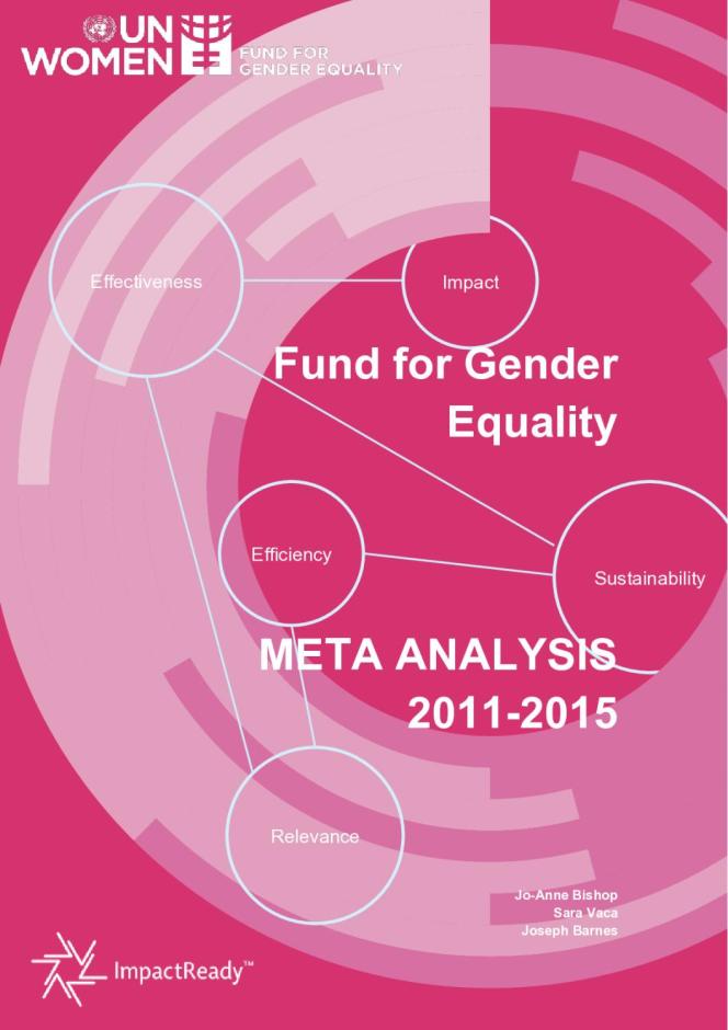 UN Women: Fund for Gender Equality Meta Analysis 2011-2015