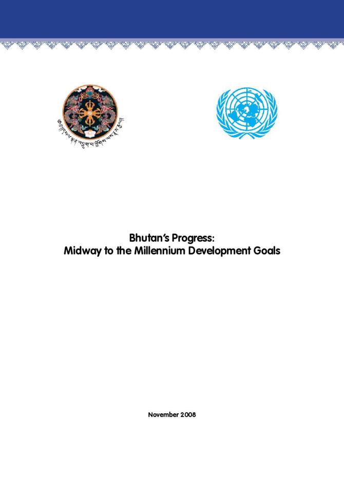 Bhutan's Progress: Midway to the Millennium Development Goals