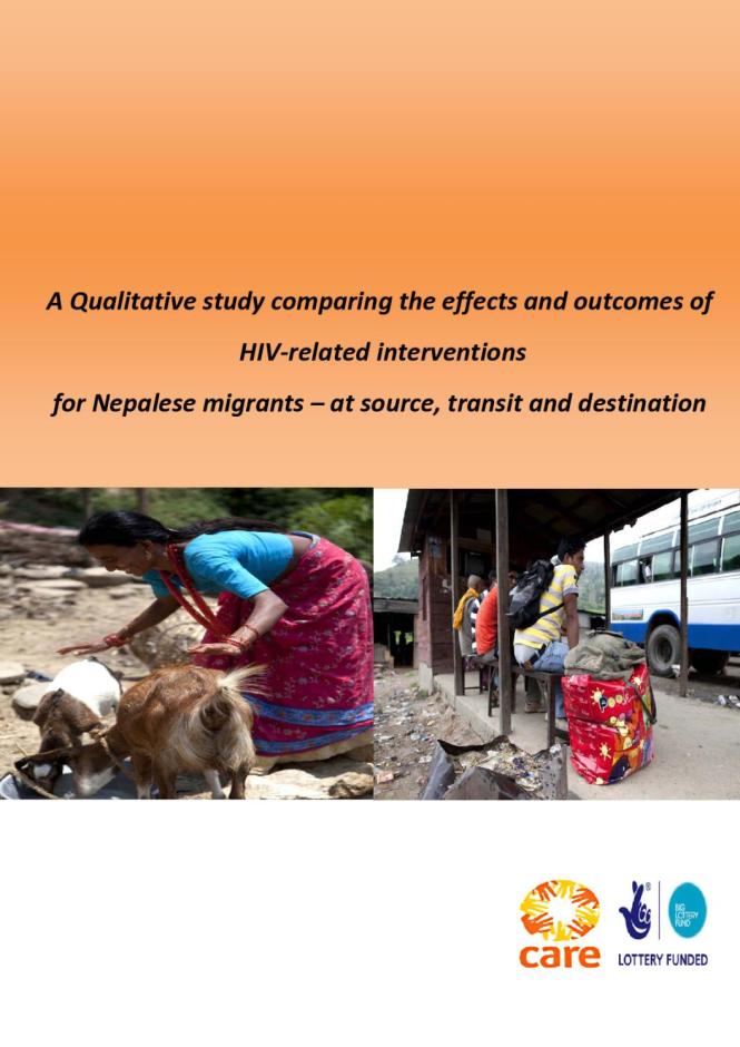 A Qualitative Study Comparing the Effects and Outcomes of HIV-related Interventions for Nepalese Migrants – At Source, Transit and Destination