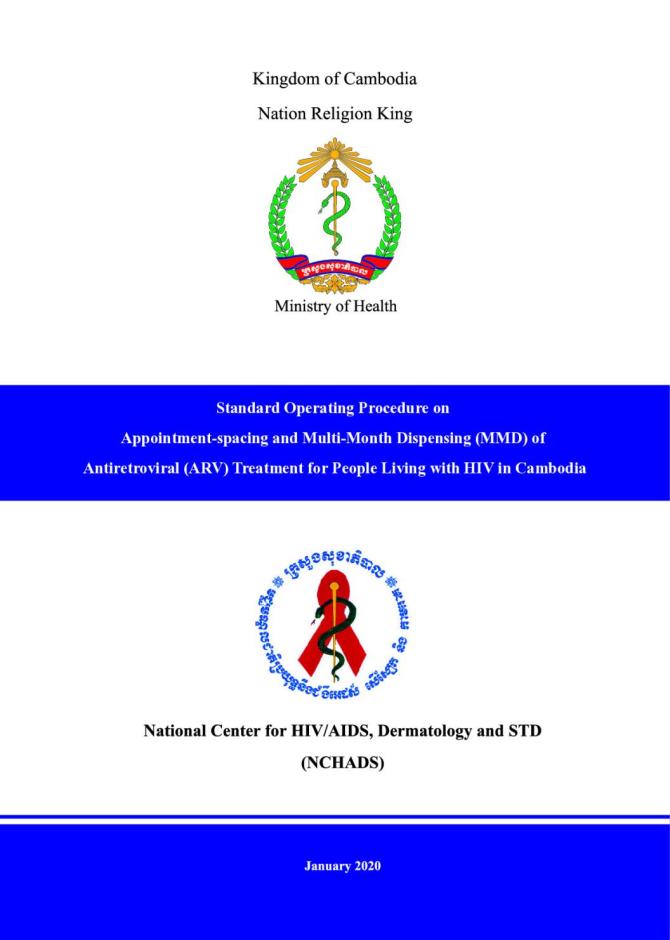 Standard Operating Procedure on Appointment-spacing and Multi-Month Dispensing (MMD) of Antiretroviral (ARV) Treatment for People Living with HIV in Cambodia