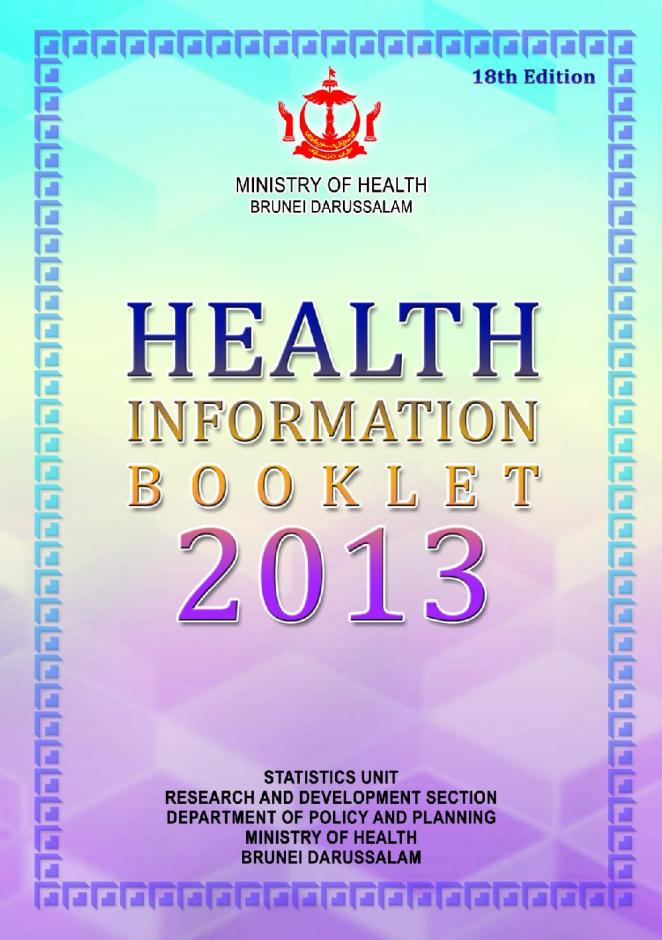 Health Information Booklet 2013