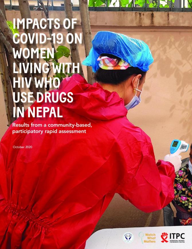 Impacts of Covid-19 on Women Living with HIV who Use Drugs in Nepal