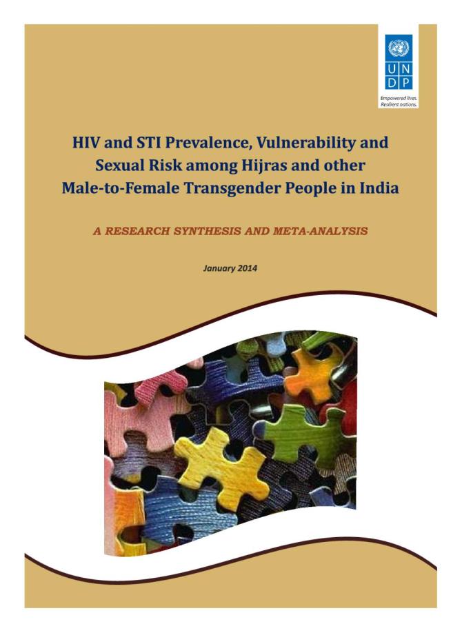 HIV and STI Prevalence, Vulnerability and Sexual Risk among Hijras and Other Male-to-Female Transgender People in India: A Research Synthesis and Meta-analysis