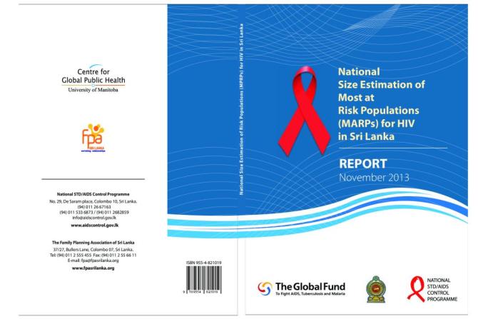 National Size Estimation of Most at Risk Populations (MARPs) for HIV in Sri Lanka