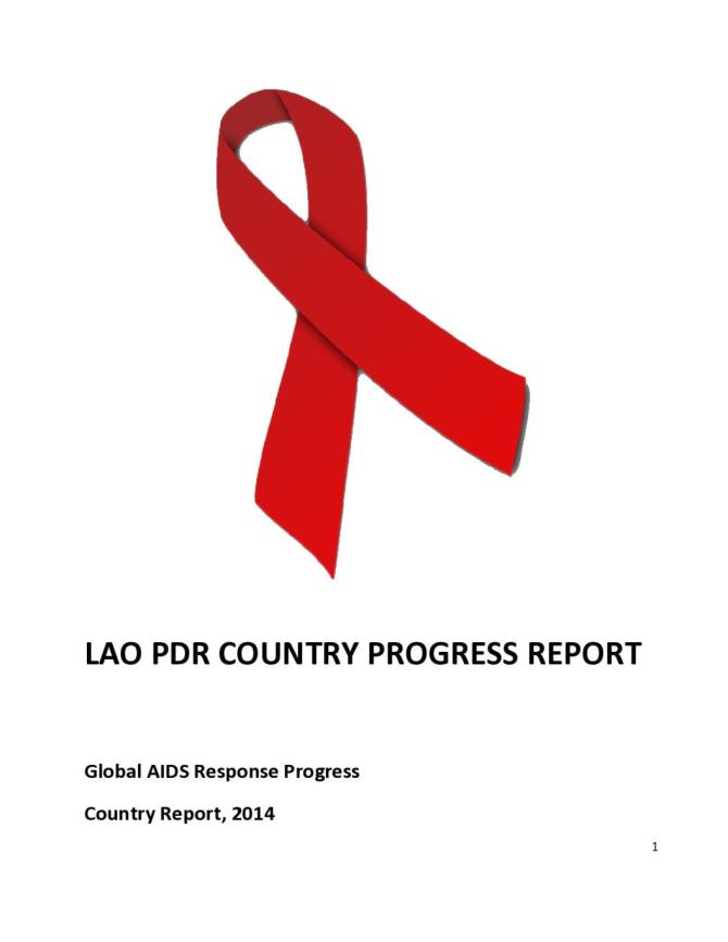Lao PDR AIDS Response Progress Report 2014