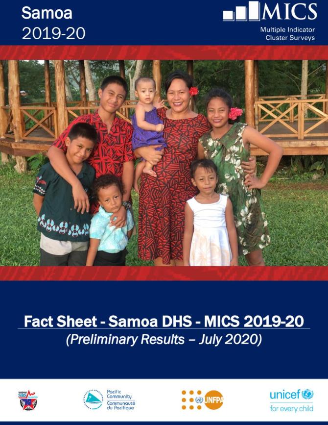 Fact Sheet - Samoa DHS - MICS 2019-20