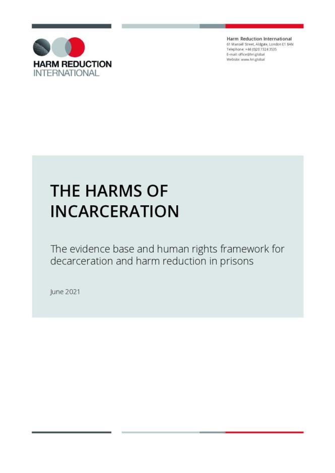 The Harms of Incarceration: The Evidence Base and Human Rights Framework for Decarceration and Harm Reduction in Prisons