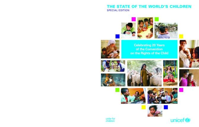 The State of the World's Children 2019: Celebrating 20 Years of the Convention on the Rights of the Child