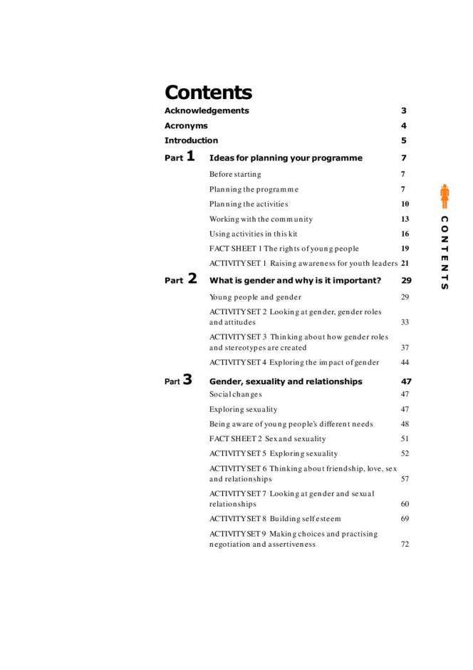 Gender and Relationships: A Practical Action Kit for Young People