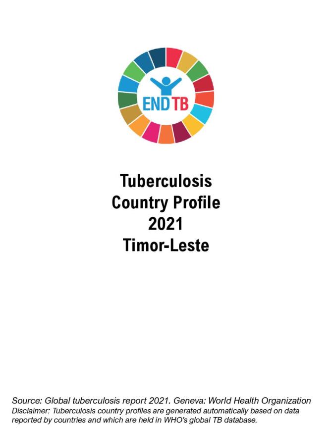 Timor-Leste Tuberculosis Country Profile 2021