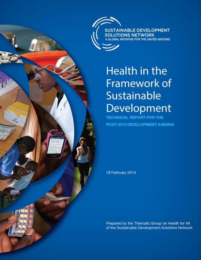 Health in the Framework of Sustainable Development: Technical Report for the Post-2015 Development Agenda