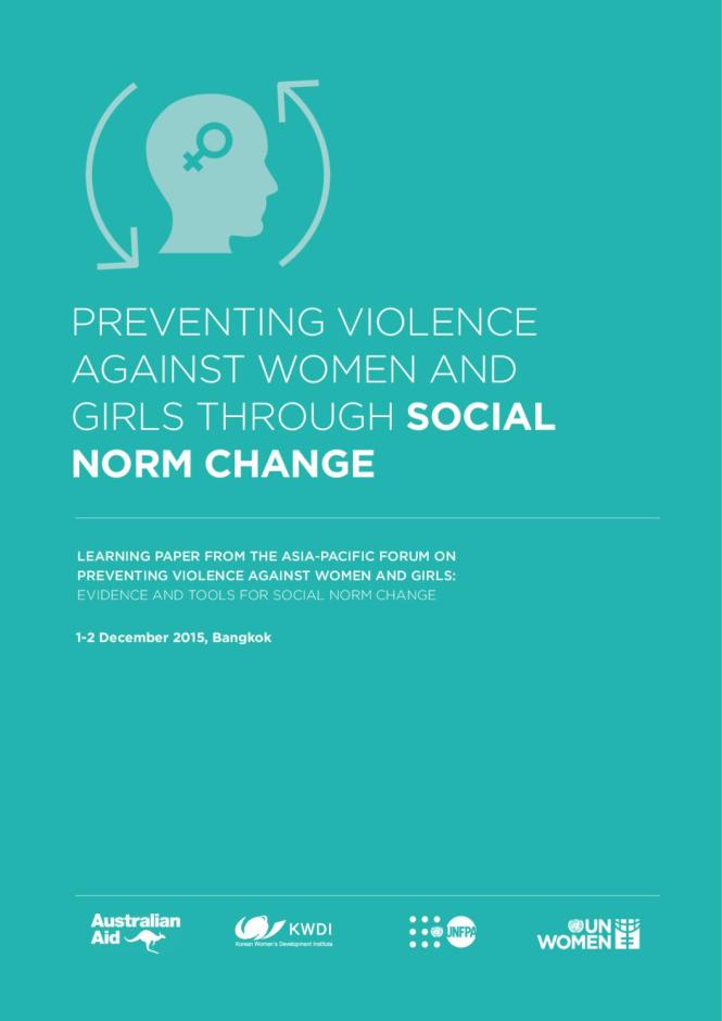 Preventing Violence against Women and Girls through Social Norm Change