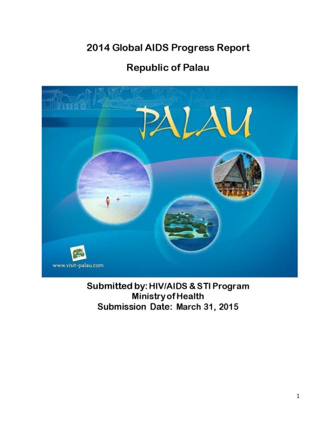 Palau Global AIDS Response Progress Report 2015