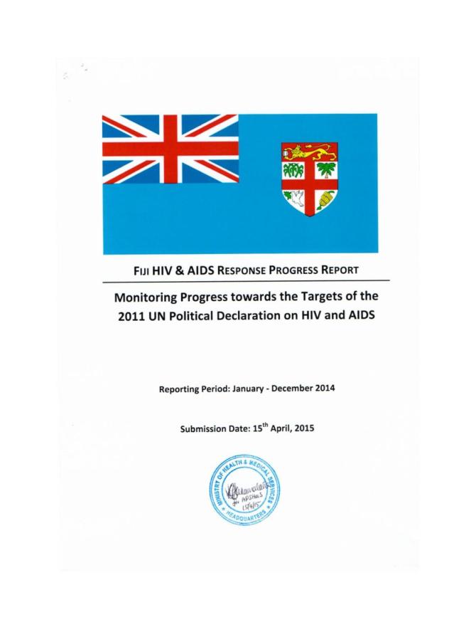 Fiji Islands Global AIDS Response Progress Report 2015
