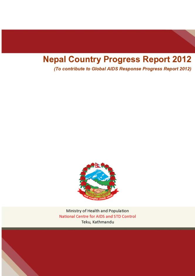 Nepal Global AIDS Response Progress Report 2012