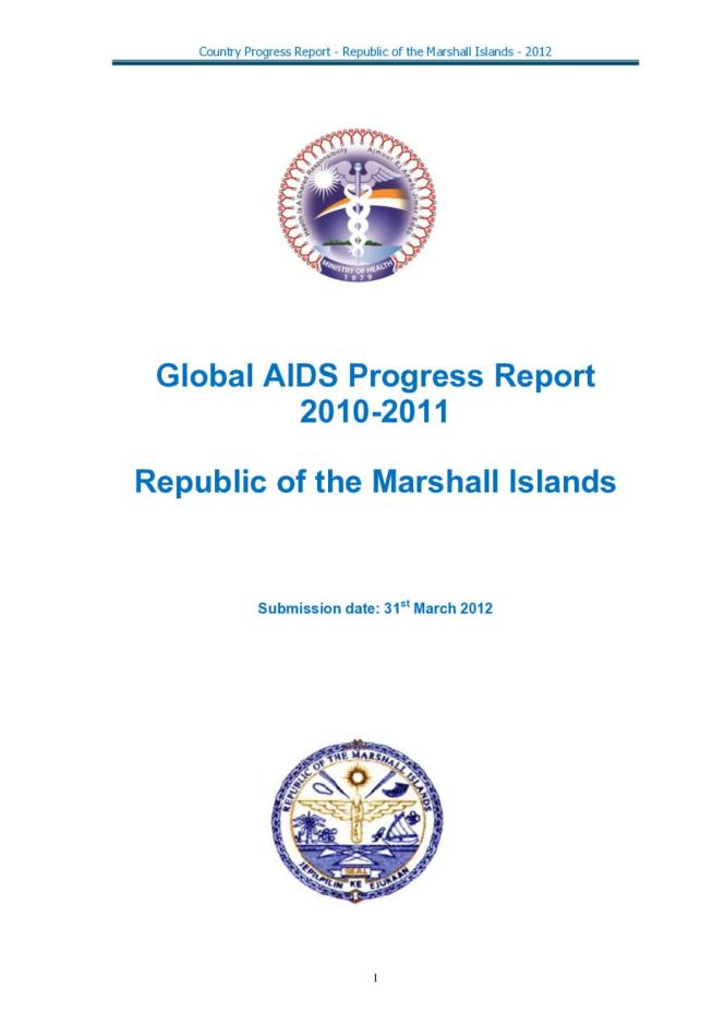 Marshall Islands Global AIDS Response Progress Report 2012