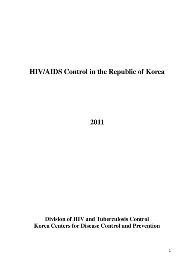 Republic of Korea Global AIDS Response Progress Report 2012
