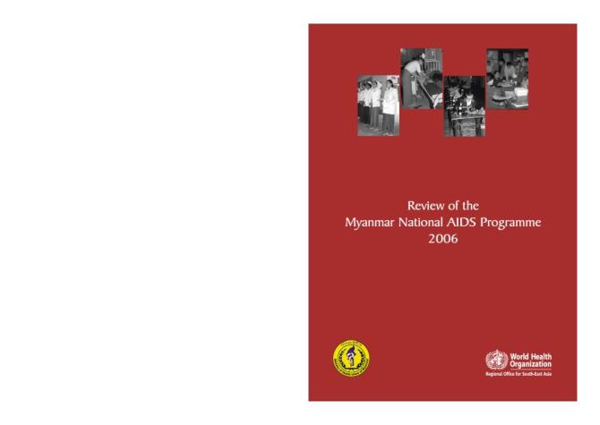 Review of the Myanmar National AIDS Programme 2006