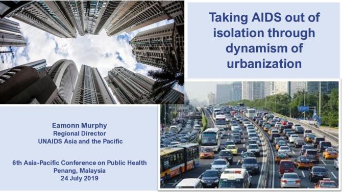 Taking AIDS out of isolation through dynamism of urbanization