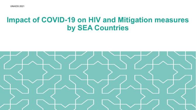 Impact of COVID-19 on HIV and Mitigation measures by SEA Countries