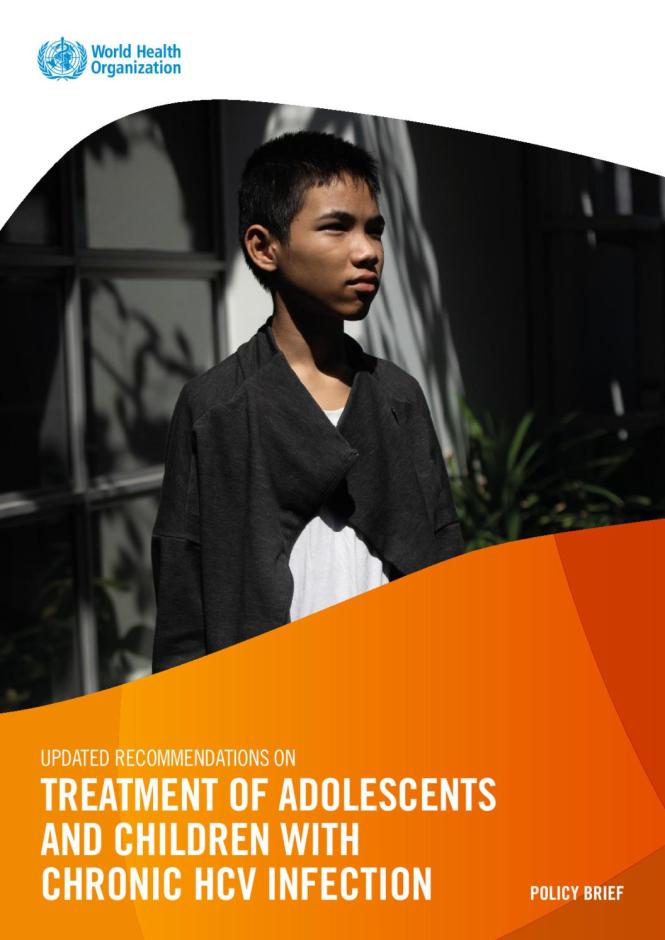Updated recommendations on treatment of adolescents and children with chronic HCV infection