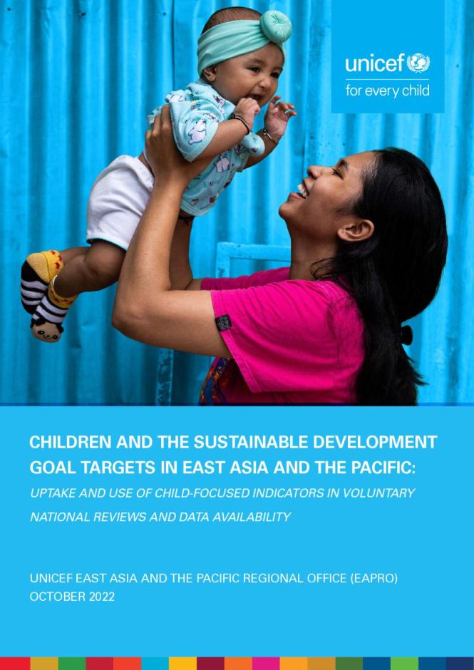 Children and the Sustainable Development Goal Targets in East Asia and the Pacific