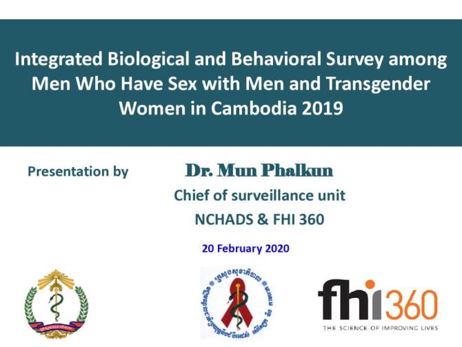 Integrated Biological and Behavioral Survey