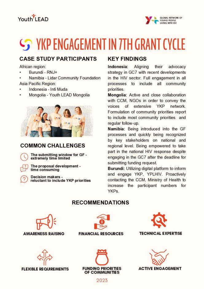 YKP Engagements in the 7th Grant Cycle